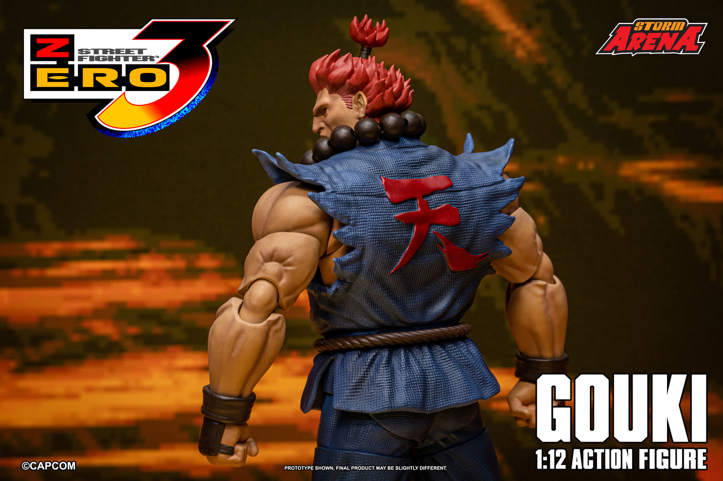 PRE ORDER – 1/12 STREET FIGHTER ZERO 3 GOUKI AKUMA SFSA07R
