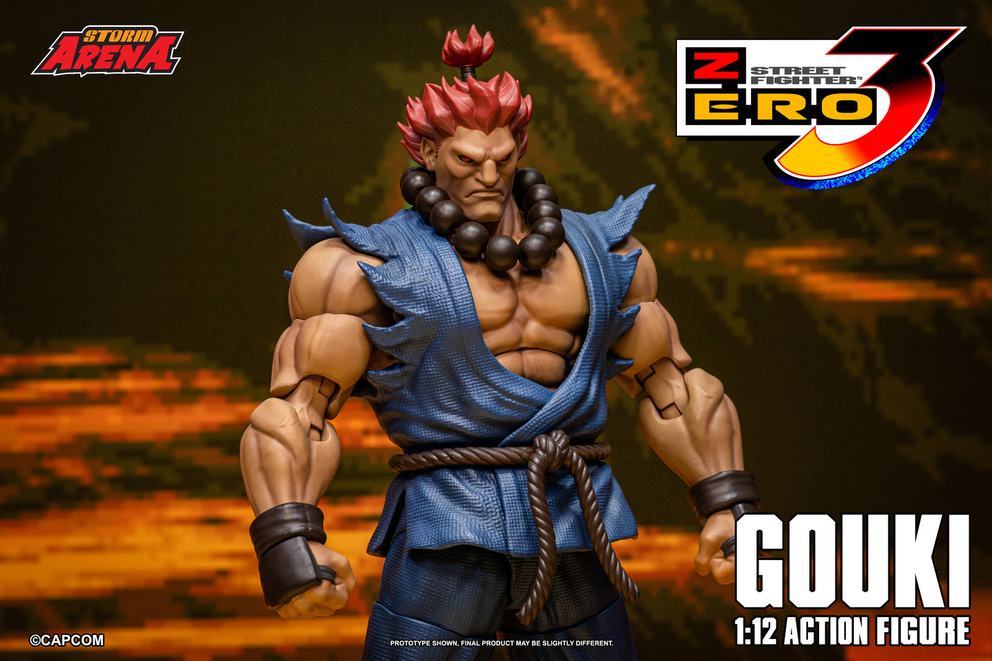 PRE ORDER – 1/12 STREET FIGHTER ZERO 3 GOUKI AKUMA SFSA07R