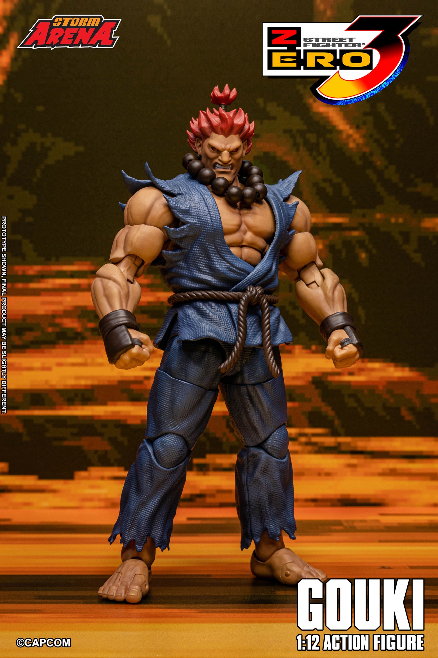 PRE ORDER – 1/12 STREET FIGHTER ZERO 3 GOUKI AKUMA SFSA07R