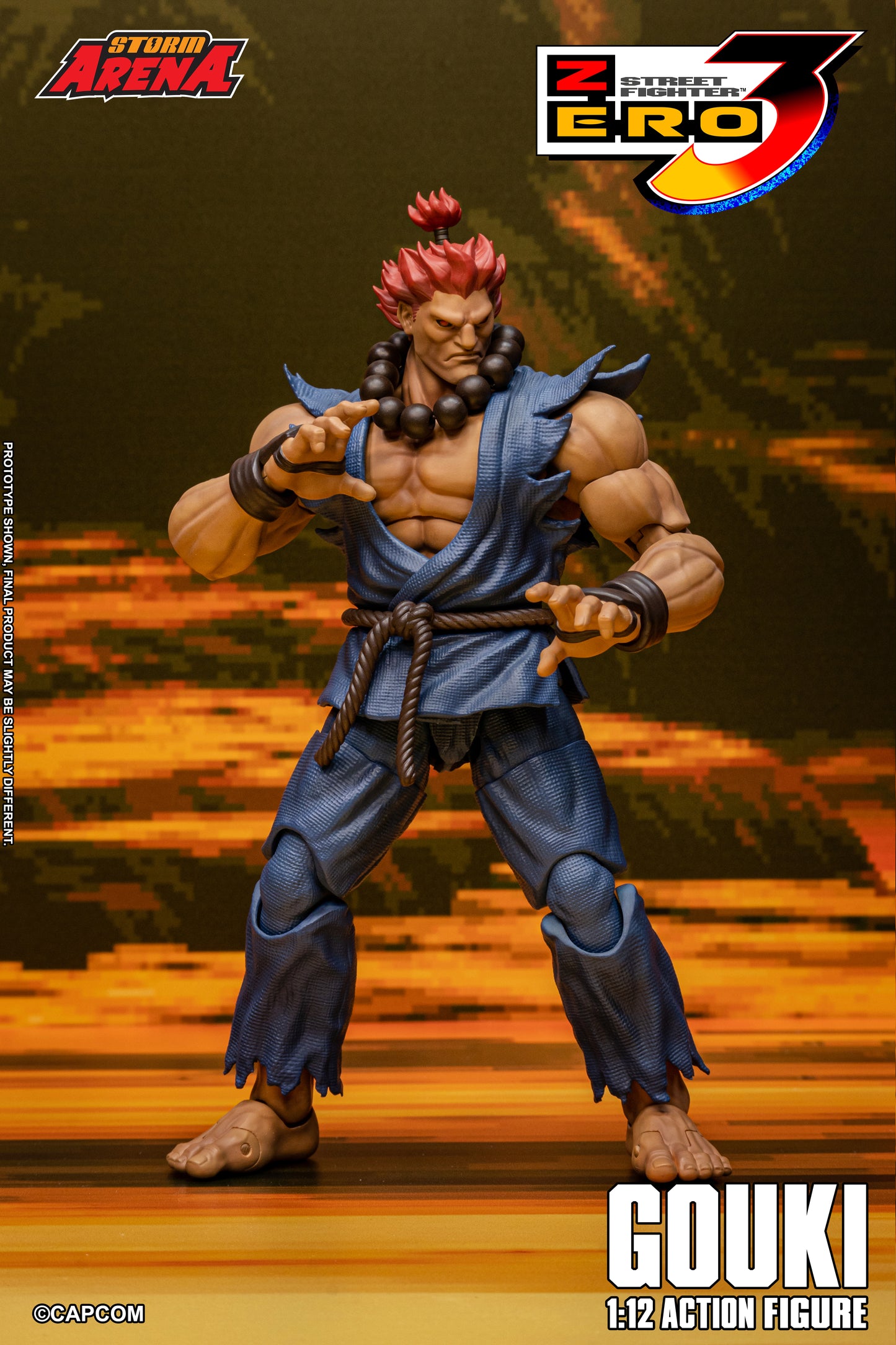 PRE ORDER – 1/12 STREET FIGHTER ZERO 3 GOUKI AKUMA SFSA07R