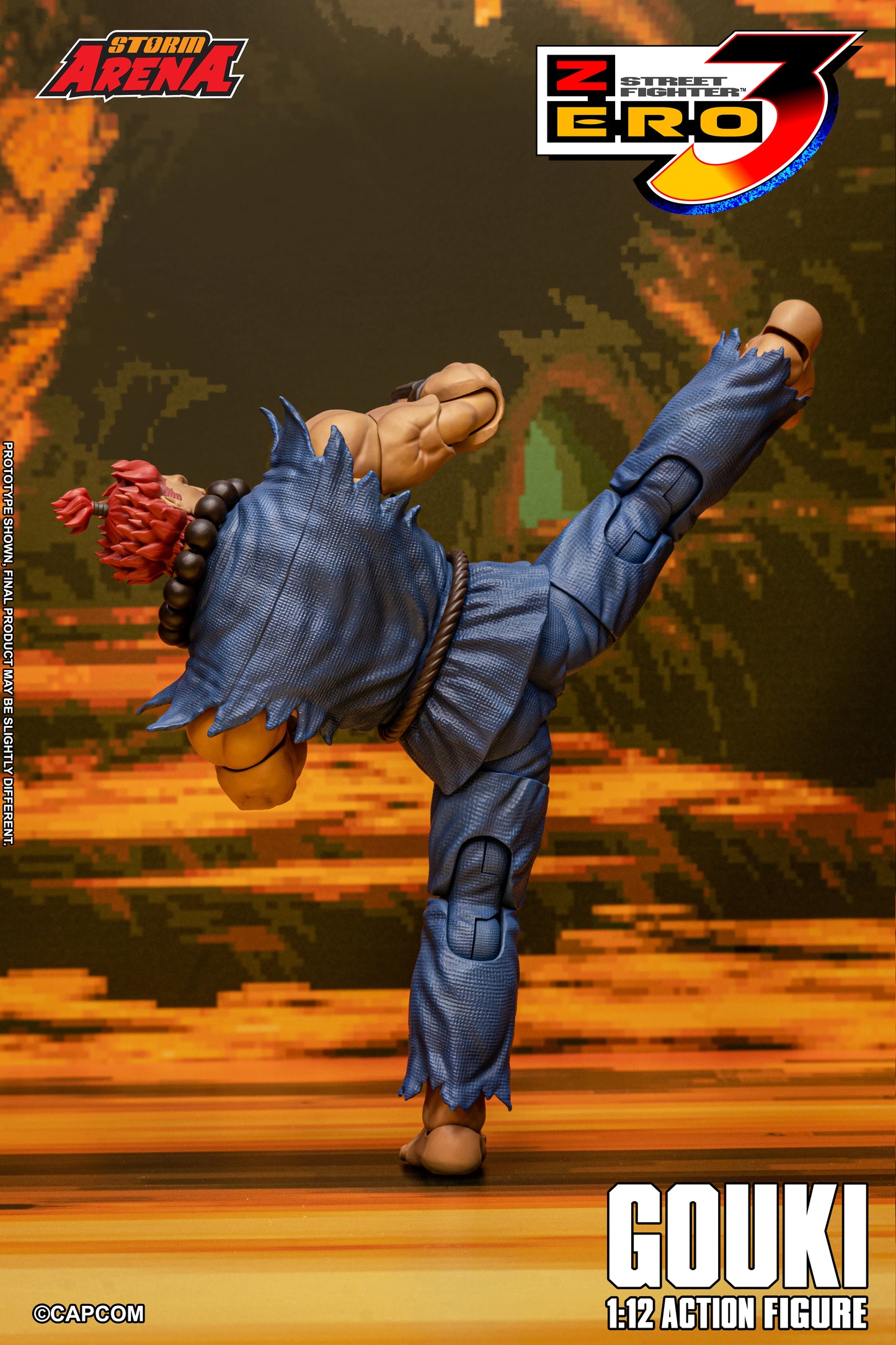 PRE ORDER – 1/12 STREET FIGHTER ZERO 3 GOUKI AKUMA SFSA07R
