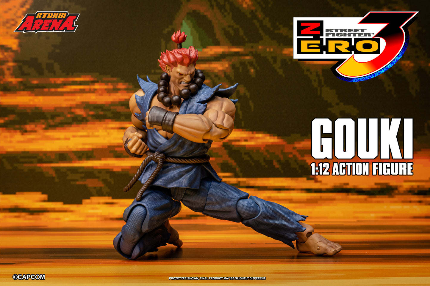 PRE ORDER – 1/12 STREET FIGHTER ZERO 3 GOUKI AKUMA SFSA07R