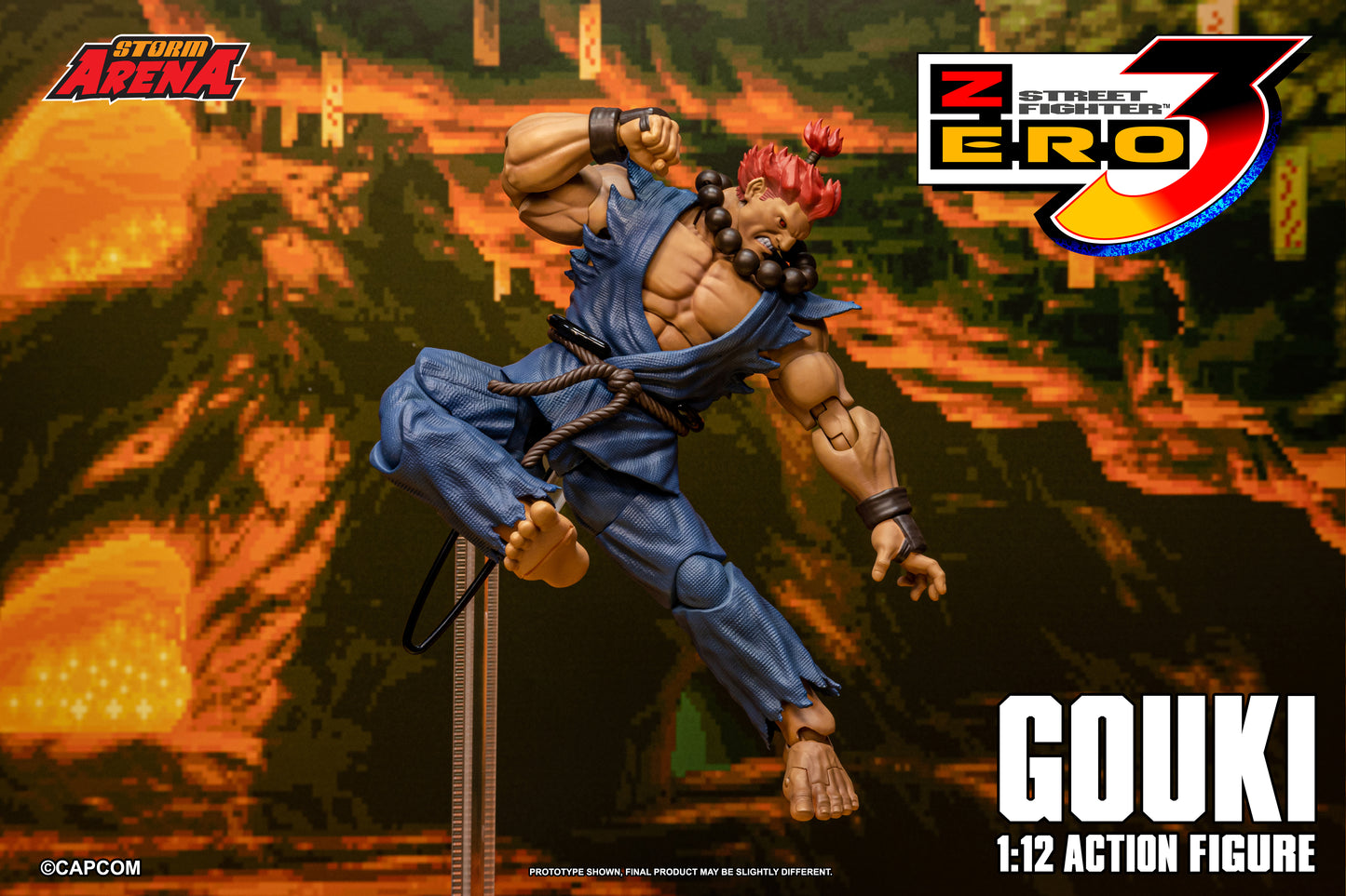 PRE ORDER – 1/12 STREET FIGHTER ZERO 3 GOUKI AKUMA SFSA07R