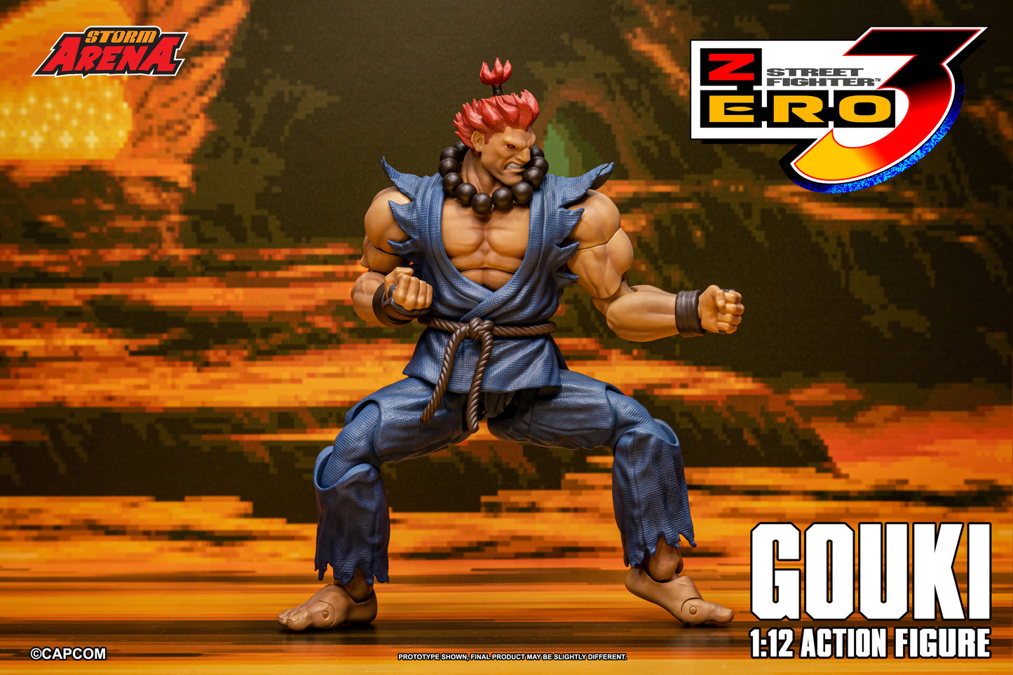 PRE ORDER – 1/12 STREET FIGHTER ZERO 3 GOUKI AKUMA SFSA07R