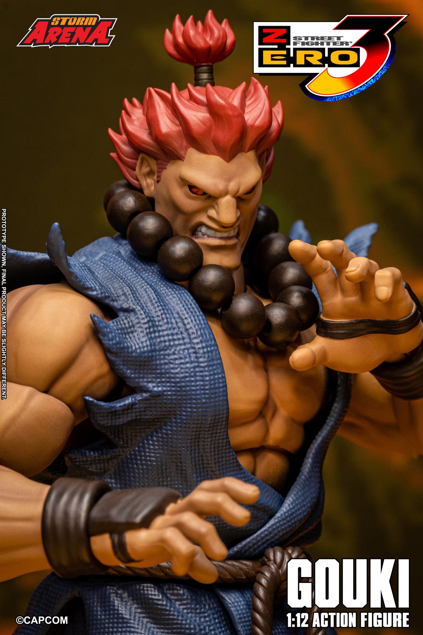PRE ORDER – 1/12 STREET FIGHTER ZERO 3 GOUKI AKUMA SFSA07R