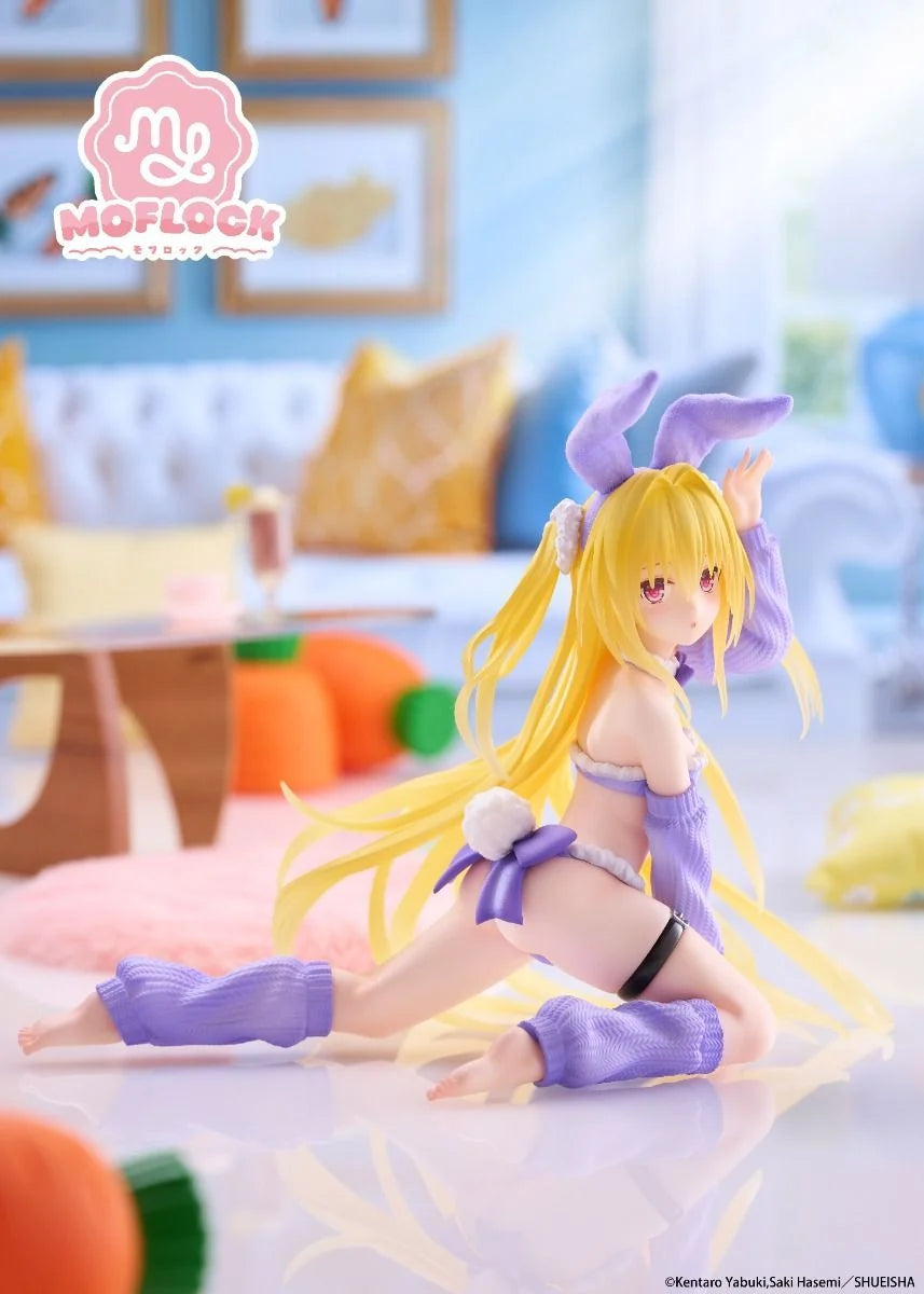 PRE ORDER – TO LOVE-RU DARKNESS MOFLOCK FIGURE - GOLDEN DARKNESS (FLUFFY BUNNY VER.)