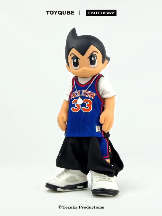 PRE ORDER – ENTERBAY X TOYQUBE ATOM - NEW YORK VERSION ((BLUE)) ASTRO BOY ATOM BOY NUMBER 33