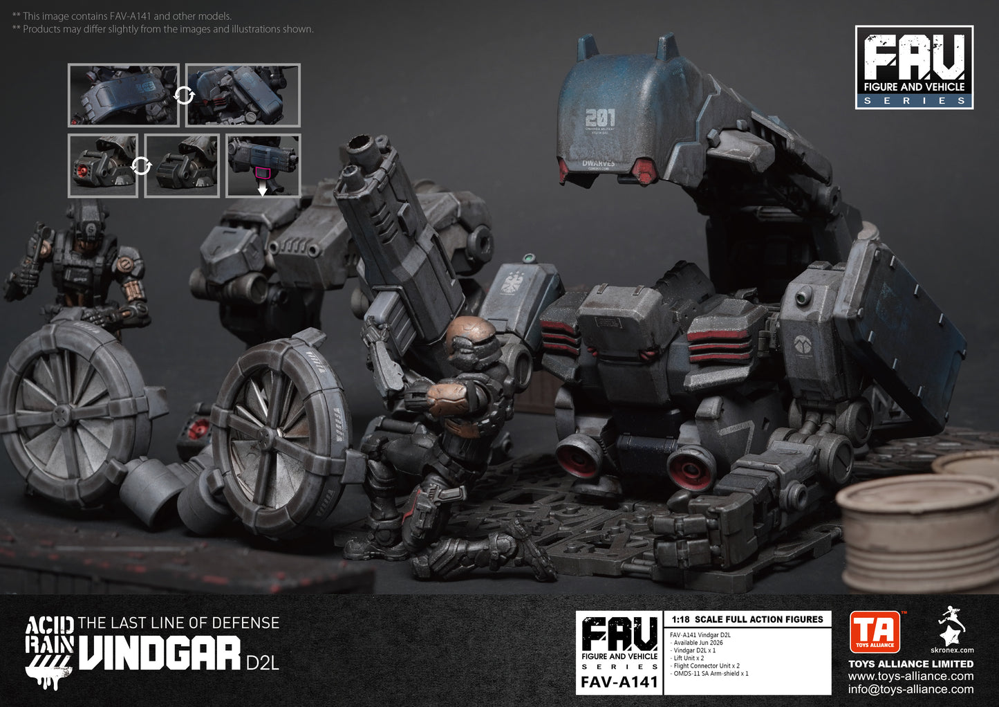 PRE ORDER – 1/18 ACID RAIN WORLD FAV-A141 VINDGAR D2L