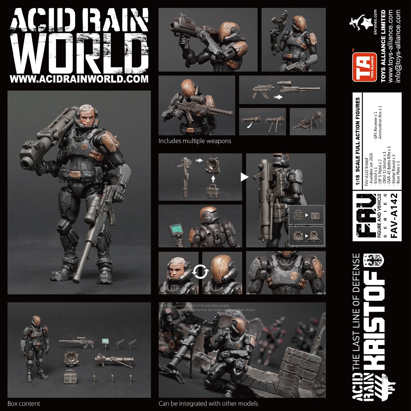 PRE ORDER – 1/18 ACID RAIN WORLD FAV-A142 KRISTOF