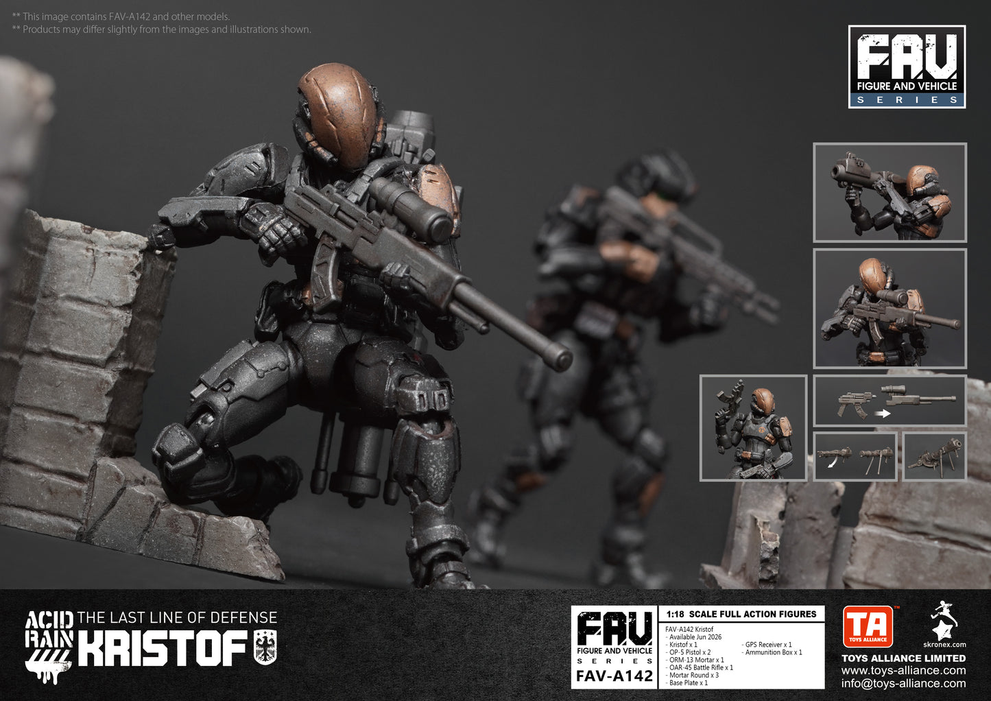 PRE ORDER – 1/18 ACID RAIN WORLD FAV-A142 KRISTOF
