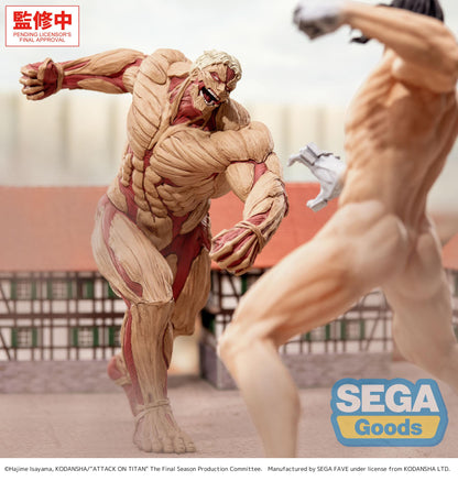 PRE ORDER – GIGANTIX ATTACK ON TITAN - REINER BRAUN - ARMORED TITAN VER.
