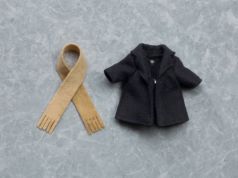 PRE ORDER – NENDOROID DOLL COAT & SCARF (BLACK)