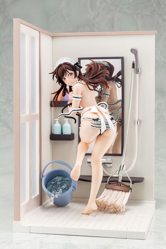 PRE ORDER – 1/6 RENT-A-GIRLFRIEND - MIZUHARA CHIZURU MAID BIKINI DE CLEANUP FIGURE