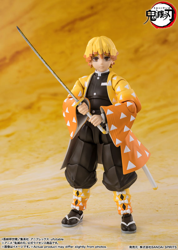 PRE ORDER – S.H.FIGUARTS DEMON SLAYER: KIMETSU NO YAIBA - ZENITSU AGATSUMA