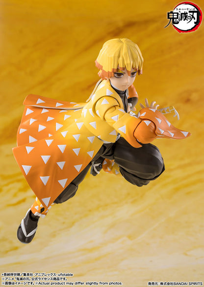 PRE ORDER – S.H.FIGUARTS DEMON SLAYER: KIMETSU NO YAIBA - ZENITSU AGATSUMA