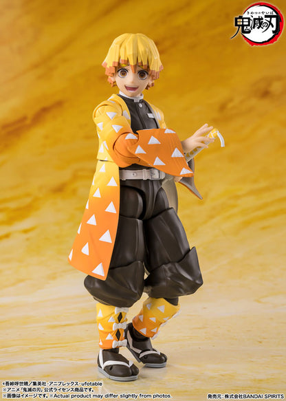 PRE ORDER – S.H.FIGUARTS DEMON SLAYER: KIMETSU NO YAIBA - ZENITSU AGATSUMA