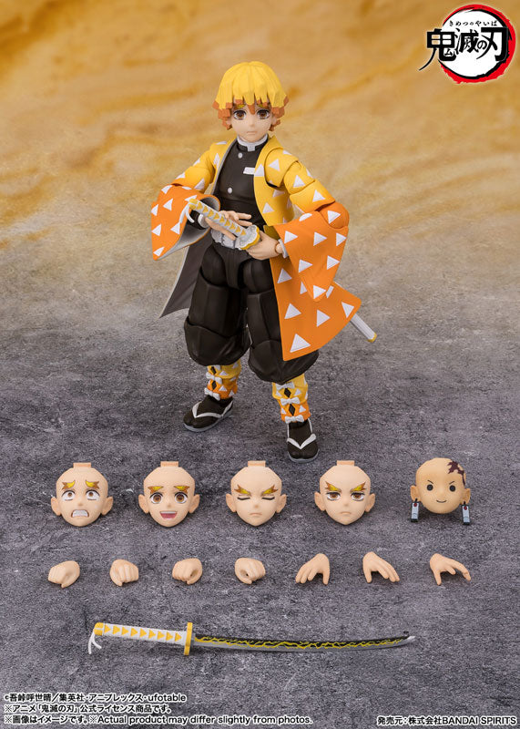 PRE ORDER – S.H.FIGUARTS DEMON SLAYER: KIMETSU NO YAIBA - ZENITSU AGATSUMA