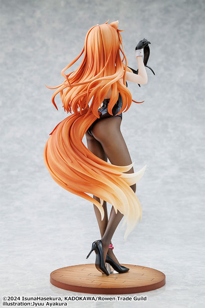 PRE ORDER – 1/7 SPICE AND WOLF: MERCHANT MEETS THE WISE WOLF - HOLO LIGHT NOVEL BUNNY VER. ILLUSTRATION BY JYUU AYAKURA