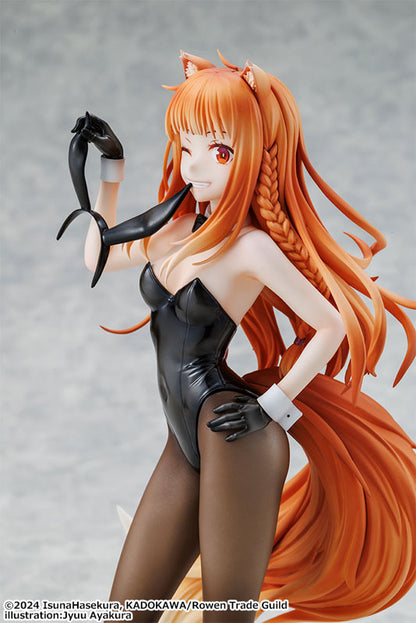 PRE ORDER – 1/7 SPICE AND WOLF: MERCHANT MEETS THE WISE WOLF - HOLO LIGHT NOVEL BUNNY VER. ILLUSTRATION BY JYUU AYAKURA