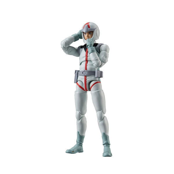 PRE ORDER – G.M.G. COLLECTION 09 MOBILE SUIT GUNDAM EARTH FEDERATION - AMURO RAY NORMAL SUIT VER. (REPEAT)