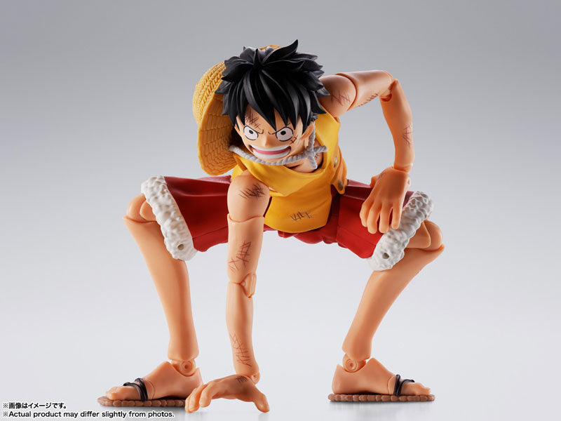 PRE ORDER – S.H.FIGUARTS ONE PIECE - MONKEY D LUFFY - MARINEFORD