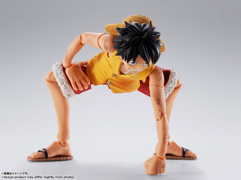 PRE ORDER – S.H.FIGUARTS ONE PIECE - MONKEY D LUFFY - MARINEFORD