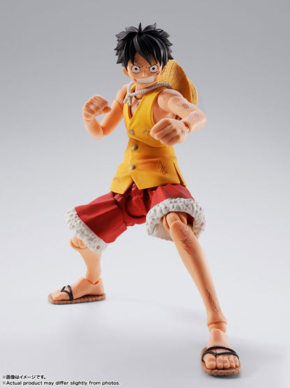 PRE ORDER – S.H.FIGUARTS ONE PIECE - MONKEY D LUFFY - MARINEFORD