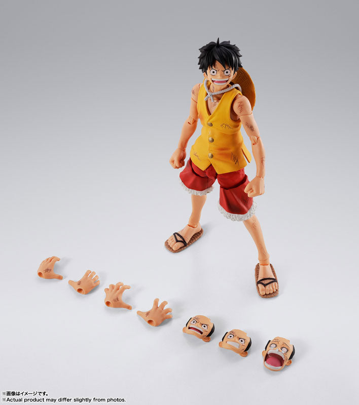PRE ORDER – S.H.FIGUARTS ONE PIECE - MONKEY D LUFFY - MARINEFORD