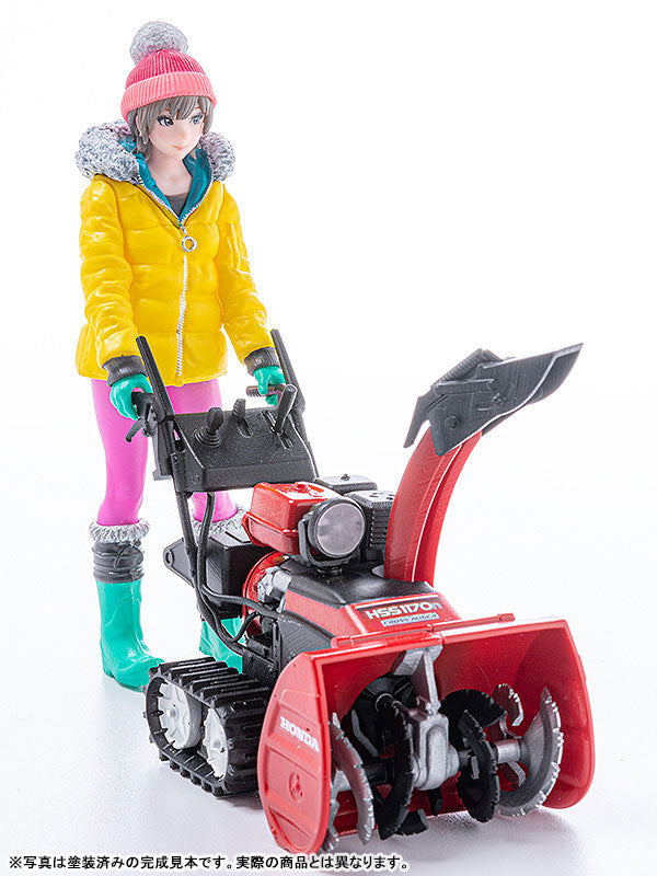 PRE ORDER – 1/20 PLAMAX MF-62: MINIMUM FACTORY MINORI WITH HONDA SMALL SNOW PLOW HSS1170N (JX)