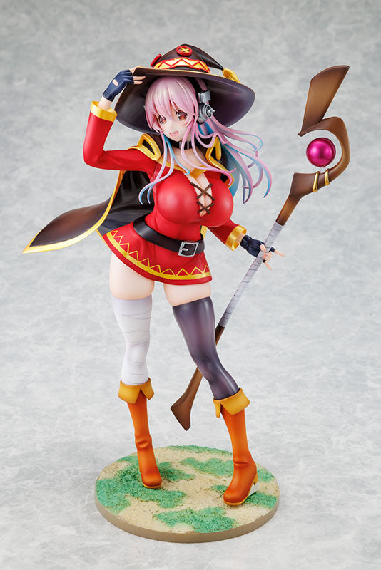 PRE ORDER – 1/7 SUPER SONICO KONOSUBA - GOD'S BLESSING ON THIS WONDERFUL WORLD! MEGUMIN COLLABORATION VER.