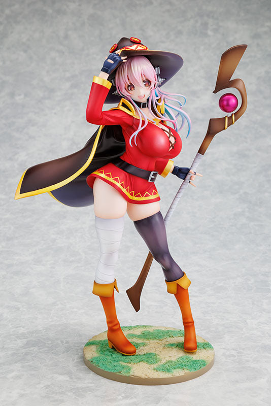 PRE ORDER – 1/7 SUPER SONICO KONOSUBA - GOD'S BLESSING ON THIS WONDERFUL WORLD! MEGUMIN COLLABORATION VER.