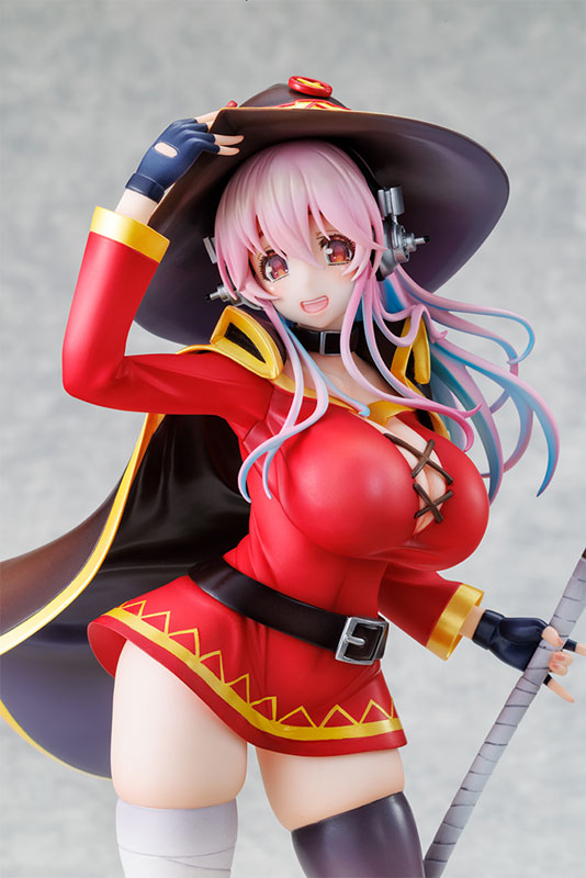 PRE ORDER – 1/7 SUPER SONICO KONOSUBA - GOD'S BLESSING ON THIS WONDERFUL WORLD! MEGUMIN COLLABORATION VER.