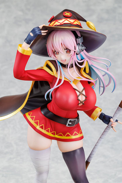 PRE ORDER – 1/7 SUPER SONICO KONOSUBA - GOD'S BLESSING ON THIS WONDERFUL WORLD! MEGUMIN COLLABORATION VER.
