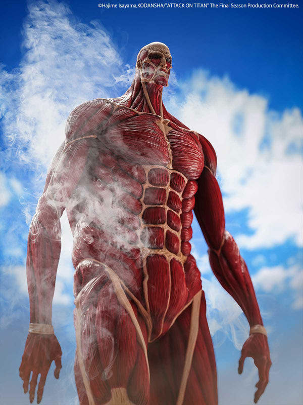 PRE ORDER – ATTACK ON TITAN - COLOSSAL TITAN - FIGURINE MEGA SOFVI 63CM