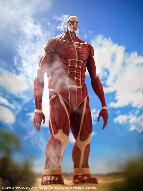 PRE ORDER – ATTACK ON TITAN - COLOSSAL TITAN - FIGURINE MEGA SOFVI 63CM