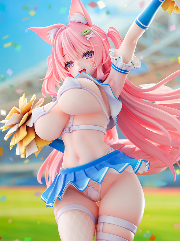 PRE ORDER – [18+] 1/5.5 KEMOMIMI CHEER GIRL ILLUSTRATION BY YATANUKI KEI DX VER.