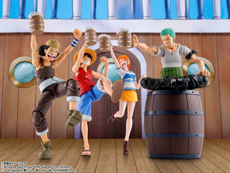 BACK ORDER – S.H.FIGUARTS ONE PIECE - PARTY SET - THE STRAW HAT CREW