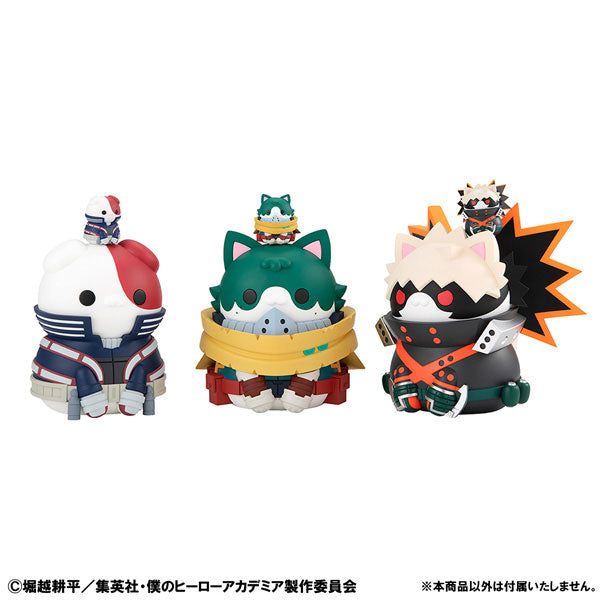 PRE ORDER – MEGA CAT PROJECT MY HERO ACADEMIA NYANTO! THE BIG HEROACA CATS SERIES MIDORIYA & BAKUGO & TODOROKI SET [WITH GIFT]
