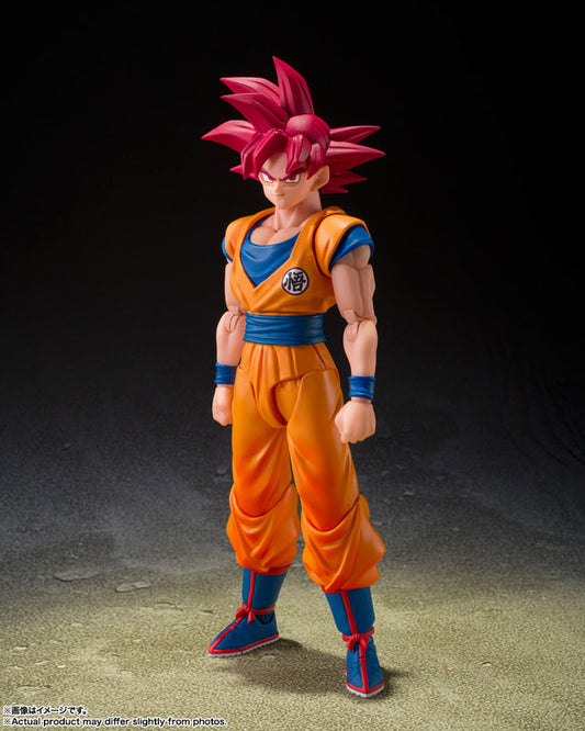 PRE ORDER – S.H.FIGUARTS DRAGON BALL - SUPER SAIYAN GOD SON GOKU - GOD AURA