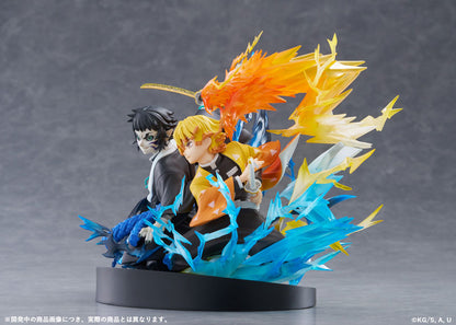 PRE ORDER – DEMON SLAYER: KIMETSU NO YAIBA ZENITSU AGATSUMA & KAIGAKU NON-SCALE FIGURE