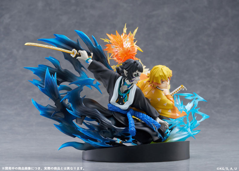PRE ORDER – DEMON SLAYER: KIMETSU NO YAIBA ZENITSU AGATSUMA & KAIGAKU NON-SCALE FIGURE