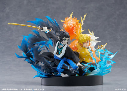 PRE ORDER – DEMON SLAYER: KIMETSU NO YAIBA ZENITSU AGATSUMA & KAIGAKU NON-SCALE FIGURE