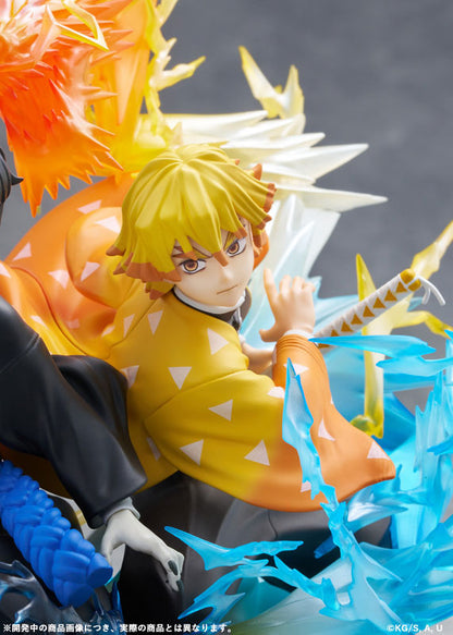 PRE ORDER – DEMON SLAYER: KIMETSU NO YAIBA ZENITSU AGATSUMA & KAIGAKU NON-SCALE FIGURE