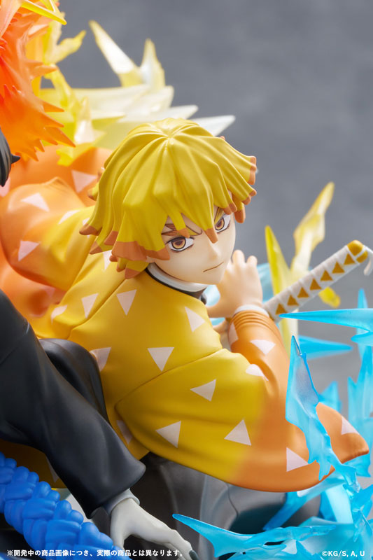 PRE ORDER – DEMON SLAYER: KIMETSU NO YAIBA ZENITSU AGATSUMA & KAIGAKU NON-SCALE FIGURE