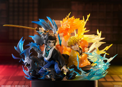 PRE ORDER – DEMON SLAYER: KIMETSU NO YAIBA ZENITSU AGATSUMA & KAIGAKU NON-SCALE FIGURE