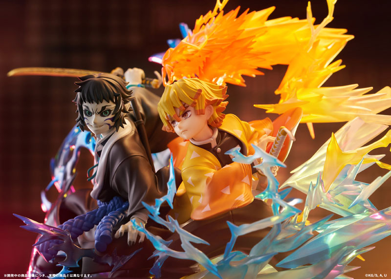 PRE ORDER – DEMON SLAYER: KIMETSU NO YAIBA ZENITSU AGATSUMA & KAIGAKU NON-SCALE FIGURE