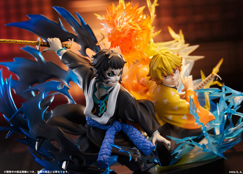PRE ORDER – DEMON SLAYER: KIMETSU NO YAIBA ZENITSU AGATSUMA & KAIGAKU NON-SCALE FIGURE