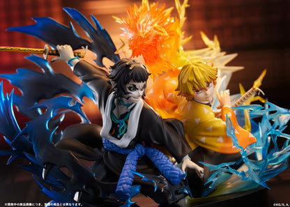 PRE ORDER – DEMON SLAYER: KIMETSU NO YAIBA ZENITSU AGATSUMA & KAIGAKU NON-SCALE FIGURE