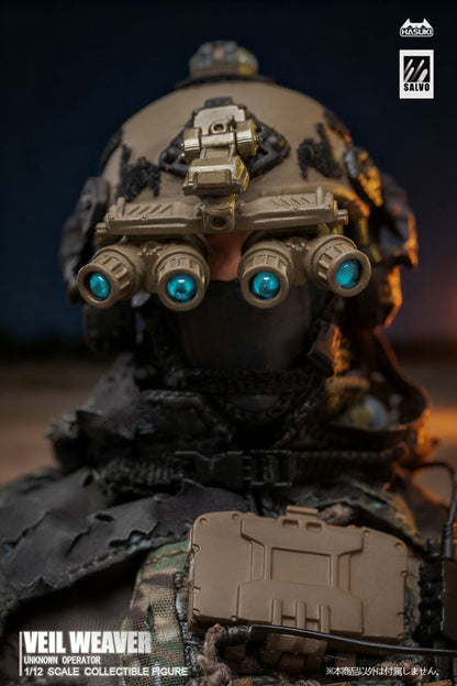 BACK ORDER – 1/12 SCALE SALVO SERIES VEIL WEAVER + RECONNAISSANCE ENHANCEMENT KIT ACTION FIGURE