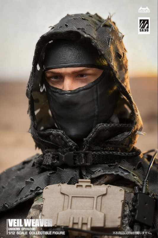 BACK ORDER – 1/12 SCALE SALVO SERIES VEIL WEAVER + RECONNAISSANCE ENHANCEMENT KIT ACTION FIGURE